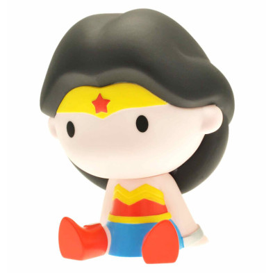 Figura hucha Wonder Woman Chibi La Liga de la Justicia DC Comics 15cm